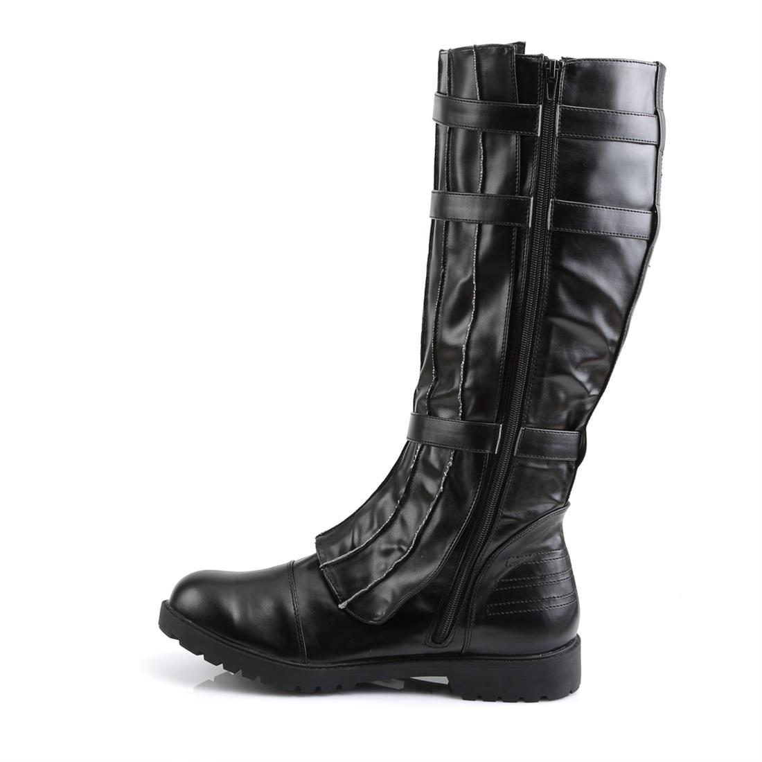 funtasma-walker-130-herren-superhero-knie-stiefel-schwarz-mit-rei-verschluss image 3