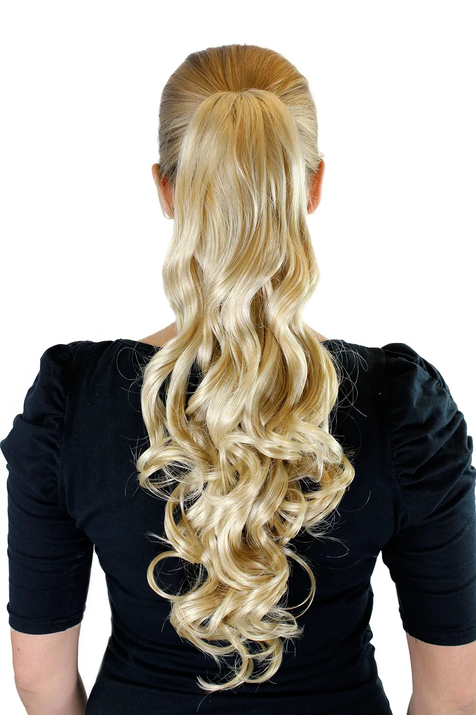 wig-me-up-xf-0011-24b-haarteil-zopf-hellblond-stark-gewellt-50-cm image 1