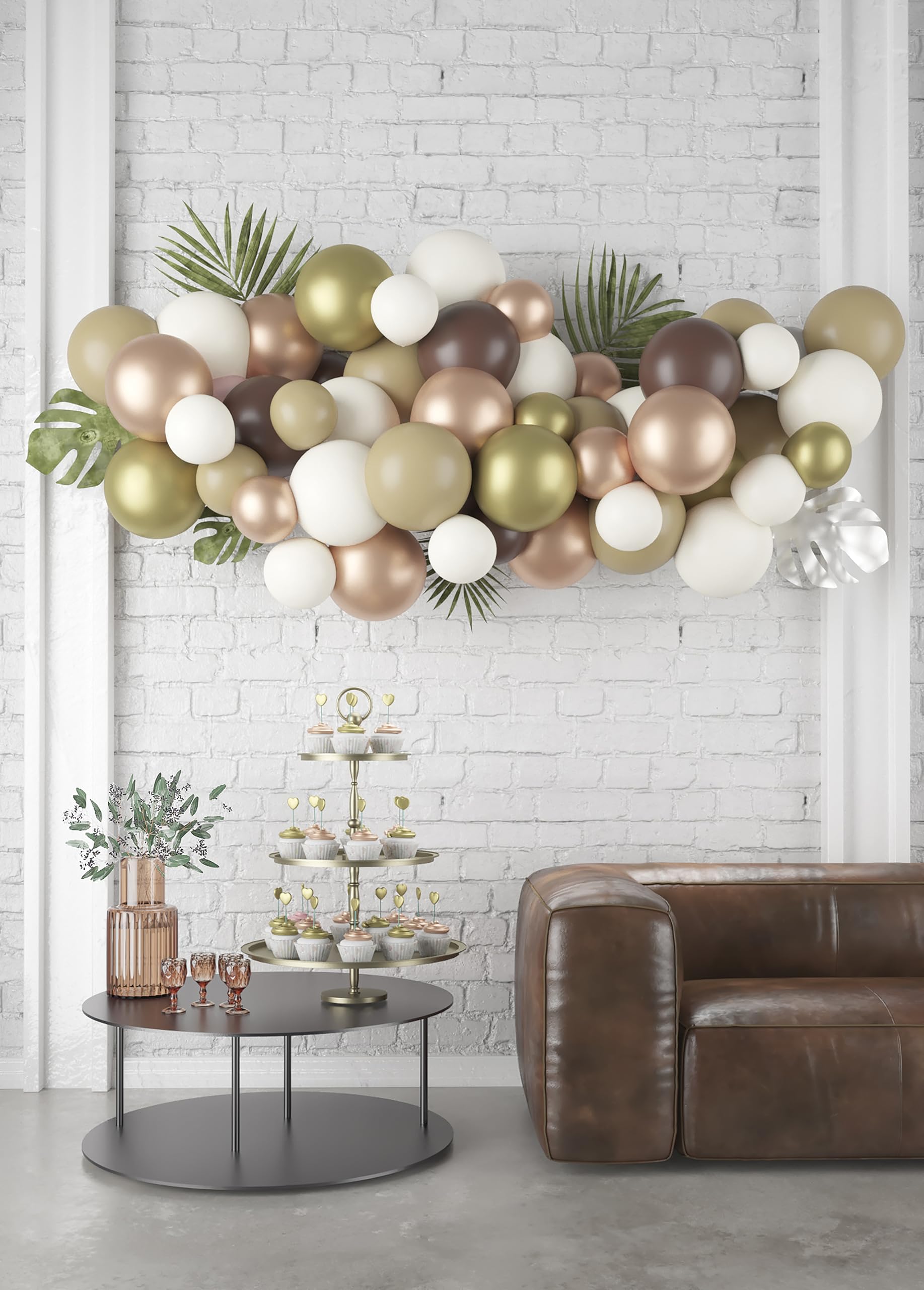 p-tit-clown-c-l-luftballons-30-cm-50-st-ck-mokka image 1