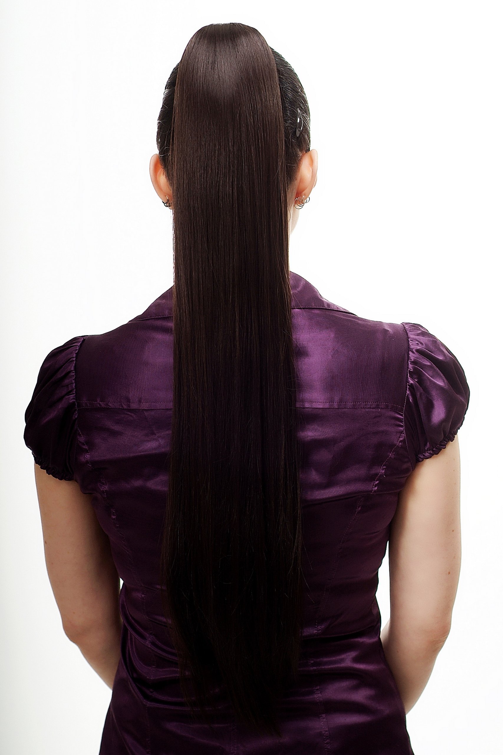 wig-me-up-t113-4-haarteil-zopf-dunkelbraun-ca-70-cm image 2
