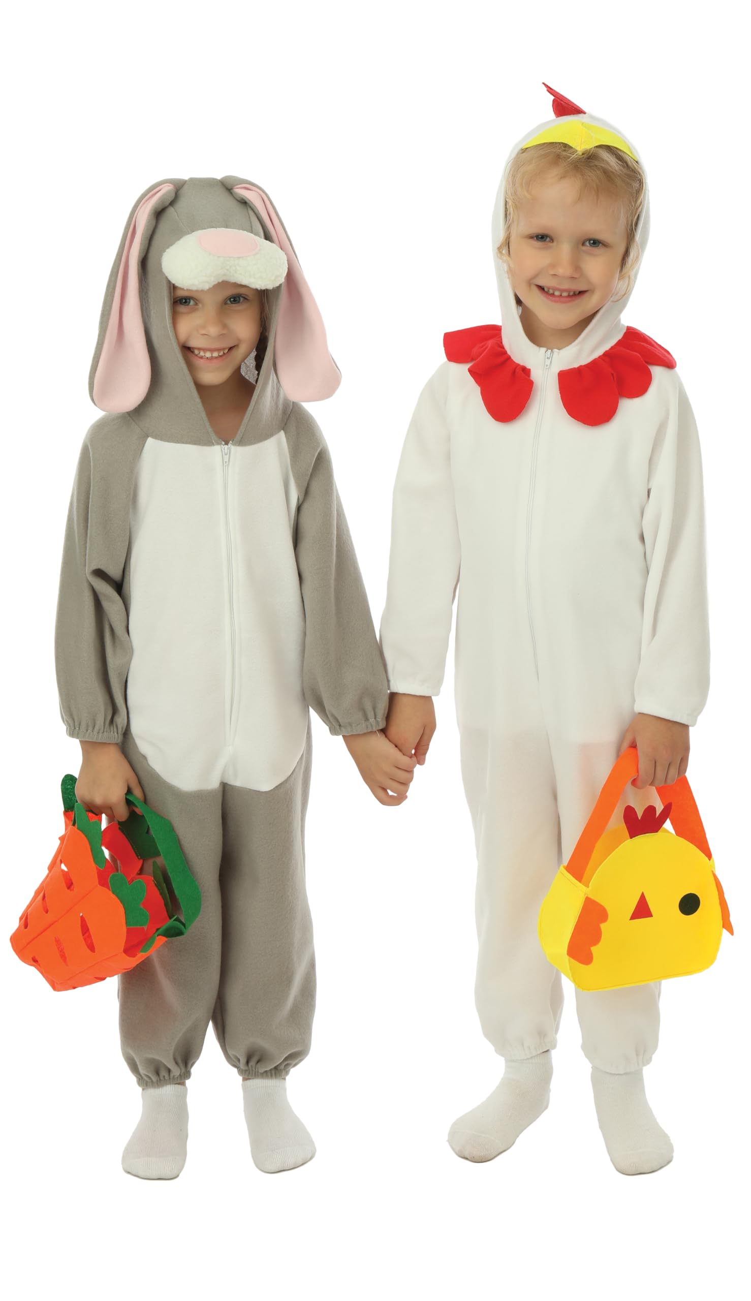 p-tit-clown-osterkost-m-kinder-hase-grau-k-ken-wei-mit-kapuze image 5