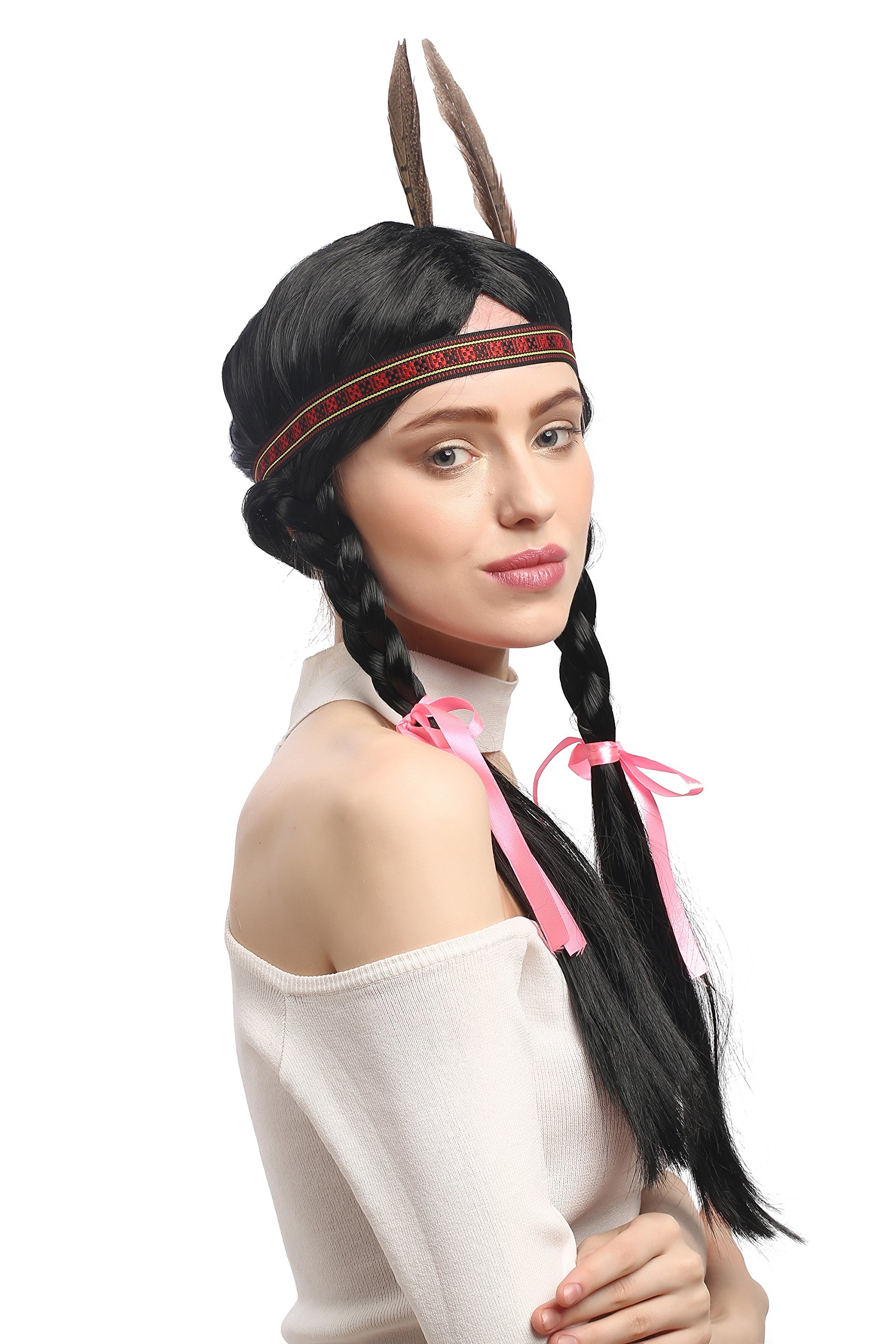 wig-me-up-wg-7001-za103-indianerin-per-cke-z-pfe-stirnband-feder-60-cm image 4