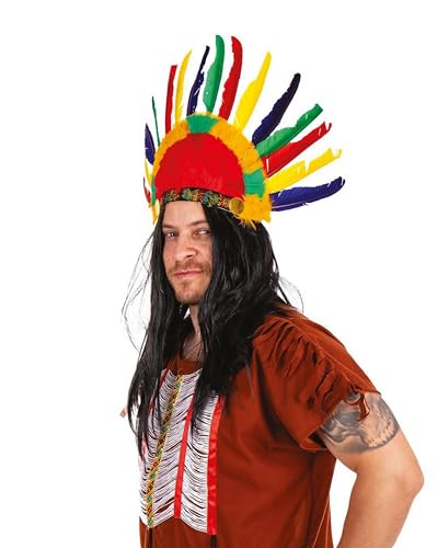 ptit-clown-18670-indianer-kopfschmuck-14-federn-mehrfarbig image 7
