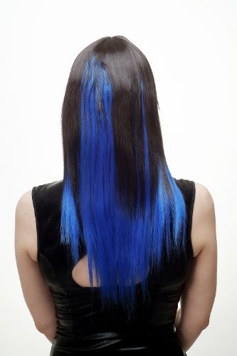 wig-me-up-sa076-damenper-cke-cleopatra-schwarz-mit-blau-sexy-lang image 8