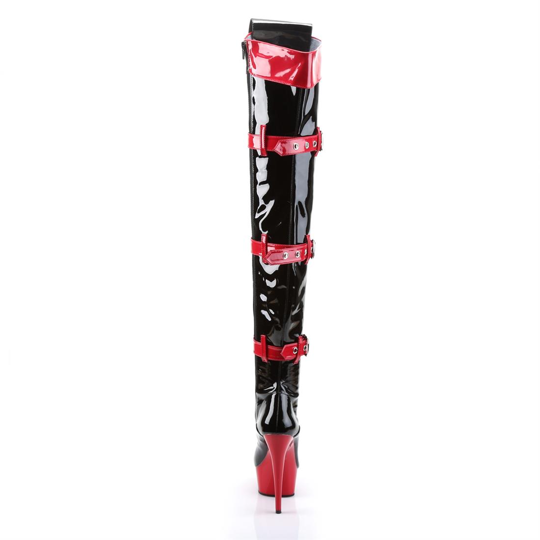 funtasma-medic-3028-nurse-overknee-stiefel-schwarz-rot-mit-15-2-cm-absatz image 4