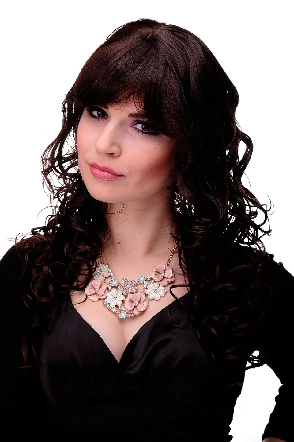wig-me-up-m-103-2t33-damenper-cke-braun-mix-60-cm-mit-pony image 1