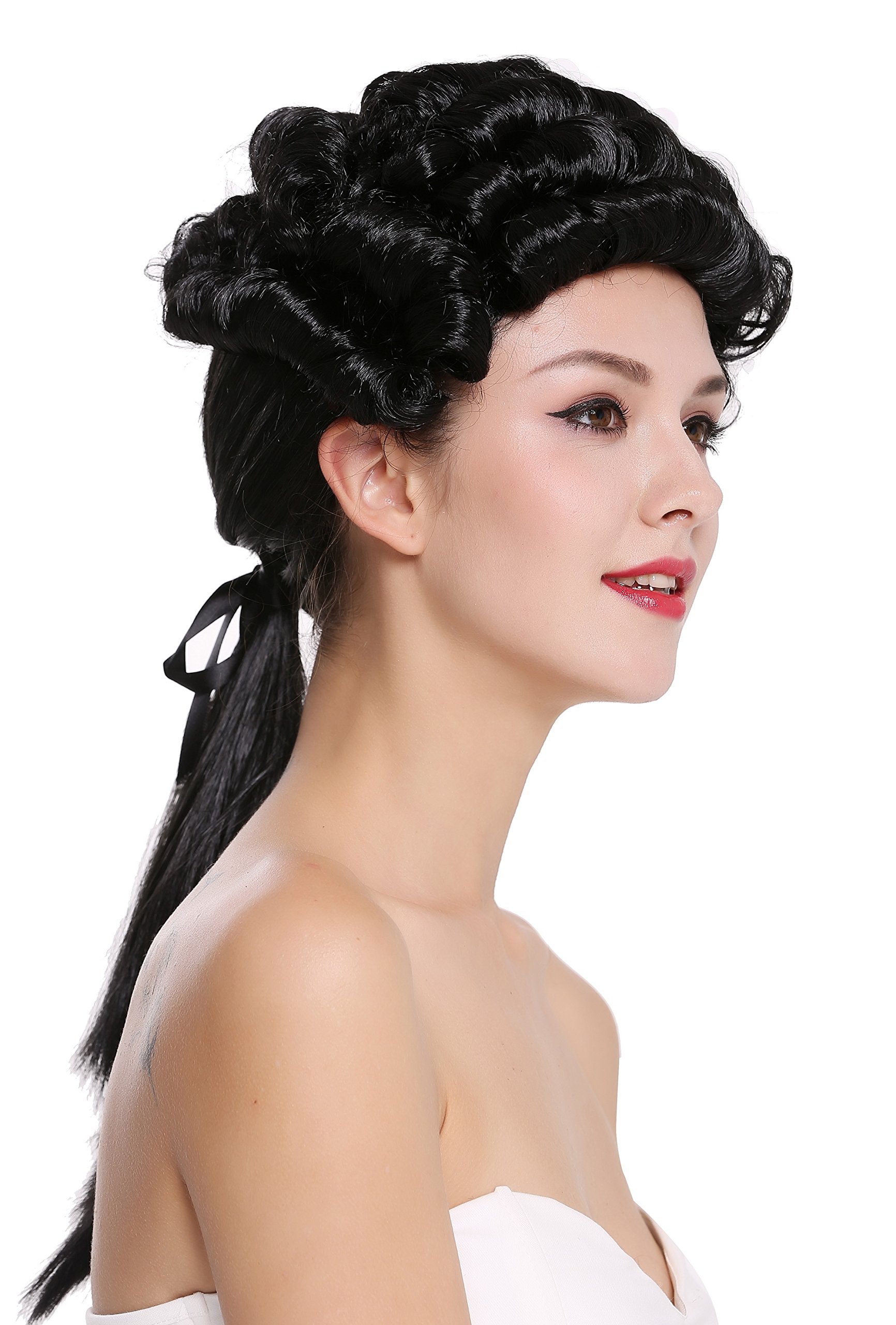 wig-me-up-dh1126-p103-barock-herren-per-cke-schwarz-lockig-mit-langem-zopf-edelm image 6