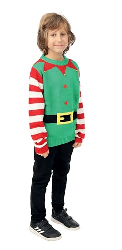 p-tit-clown-weihnachtspullover-kinder-wichtel-10-12-jahre-unisex image 5