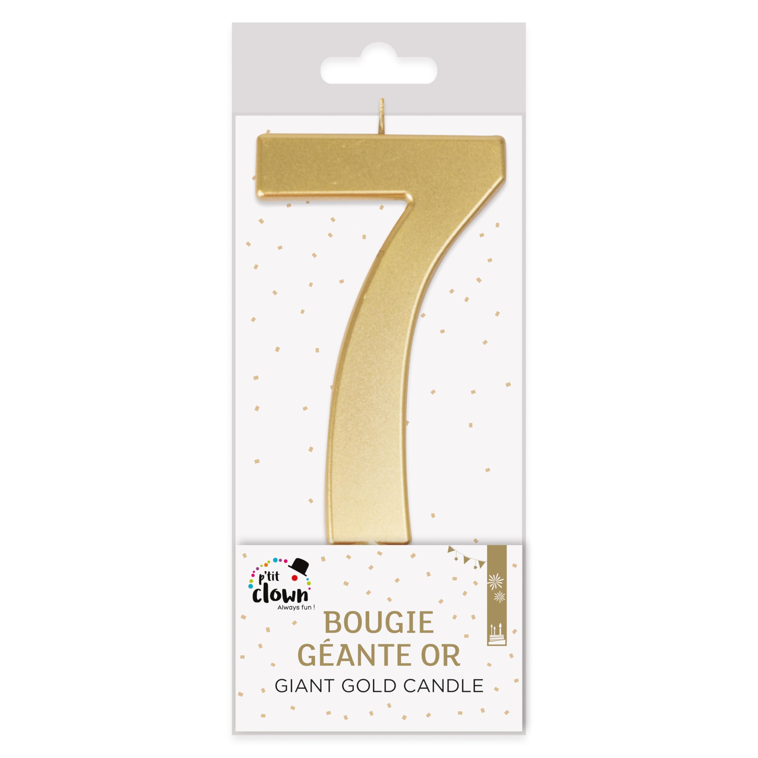 ptit-clown-riesige-geburtstagskerze-gold-zahl-7-13-cm-zahlenkerze image 4