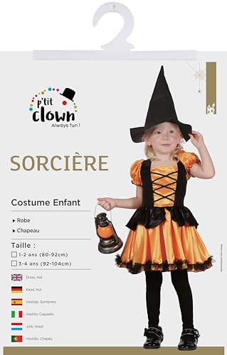 p-tit-clown-hexenkost-m-f-r-m-dchen-mit-kleid-und-hut image 6