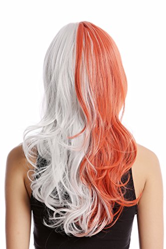wig-me-up-gf-w2301-damenper-cke-harlekin-halb-rot-halb-grau-lang-lockig-55-cm image 7