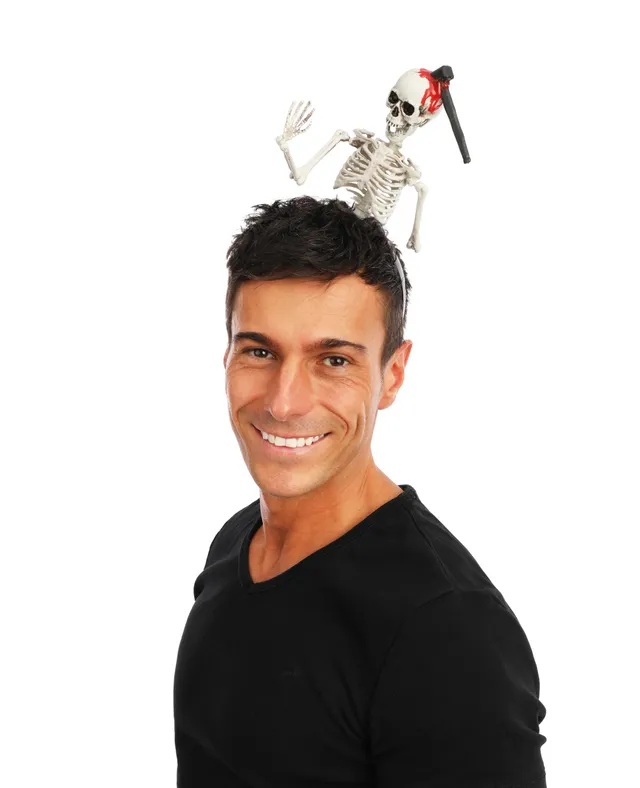 ptit-clown-re23568-haarreif-mit-halbem-skelett image 1