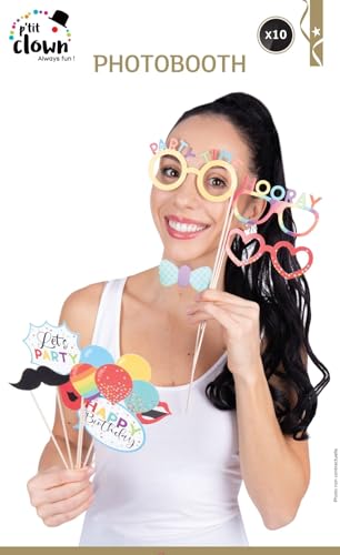 p-tit-clown-fotobooth-set-geburtstag-10-teilig-mehrfarbig image 7
