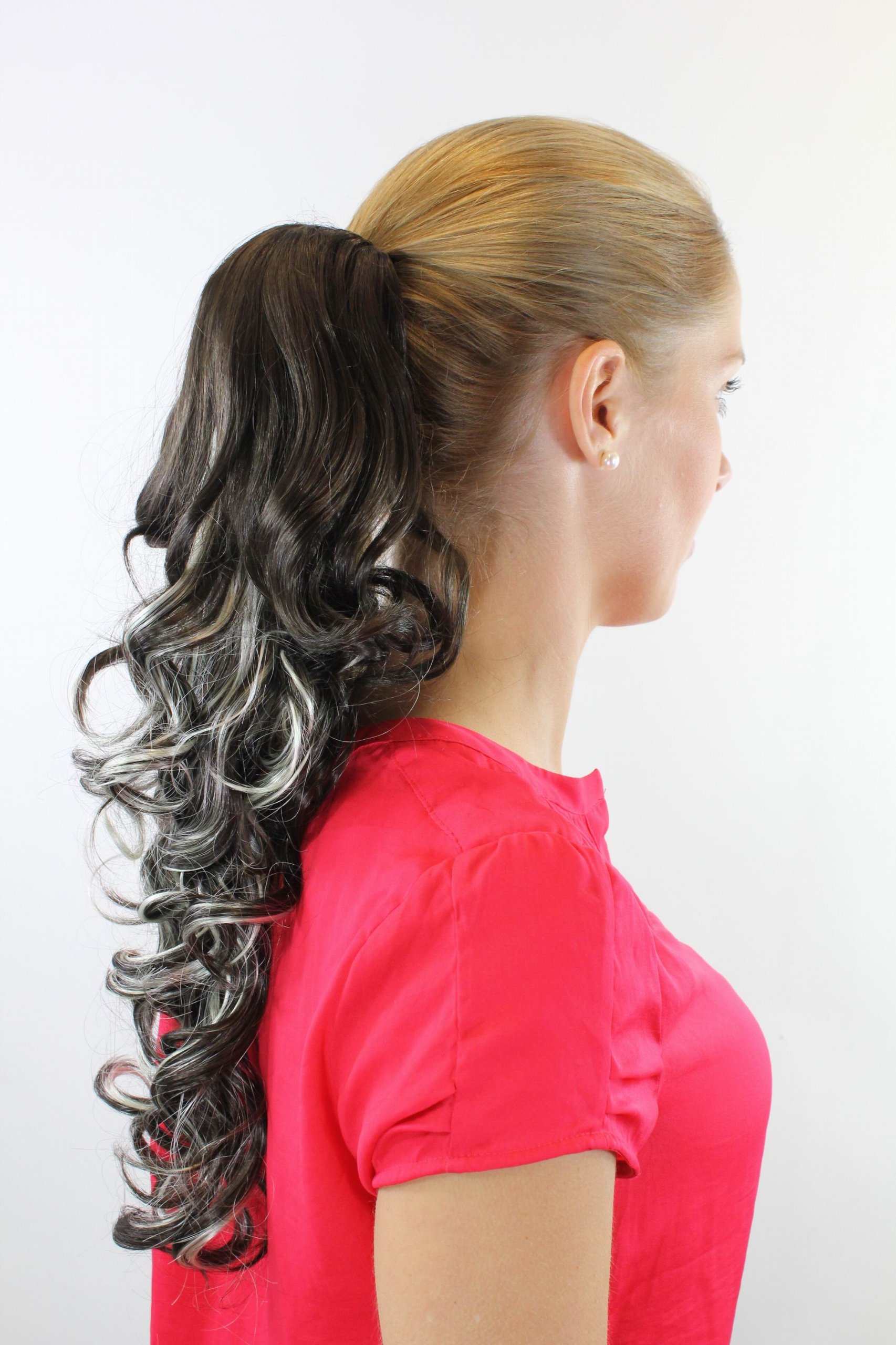 wig-me-up-xf-0053a-8h113-zopf-haarteil-extension-50-cm-braun-blond-lockig image 2