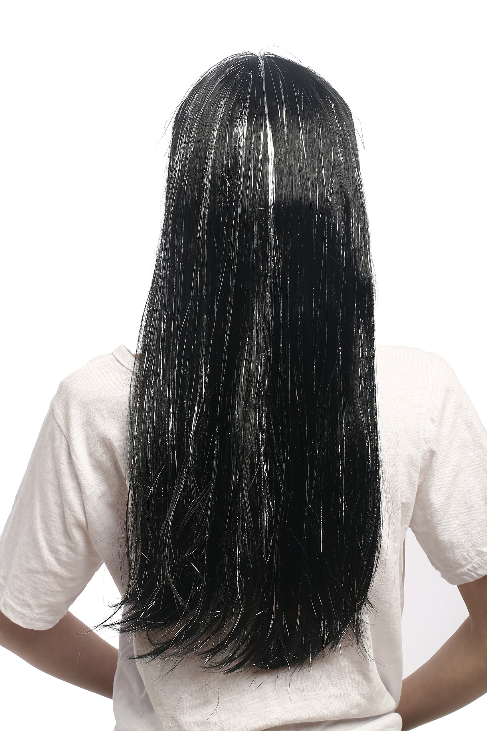 wig-me-up-90799-za103-silver-damenper-cke-schwarz-mit-pony-und-silber-glitter-55 image 4