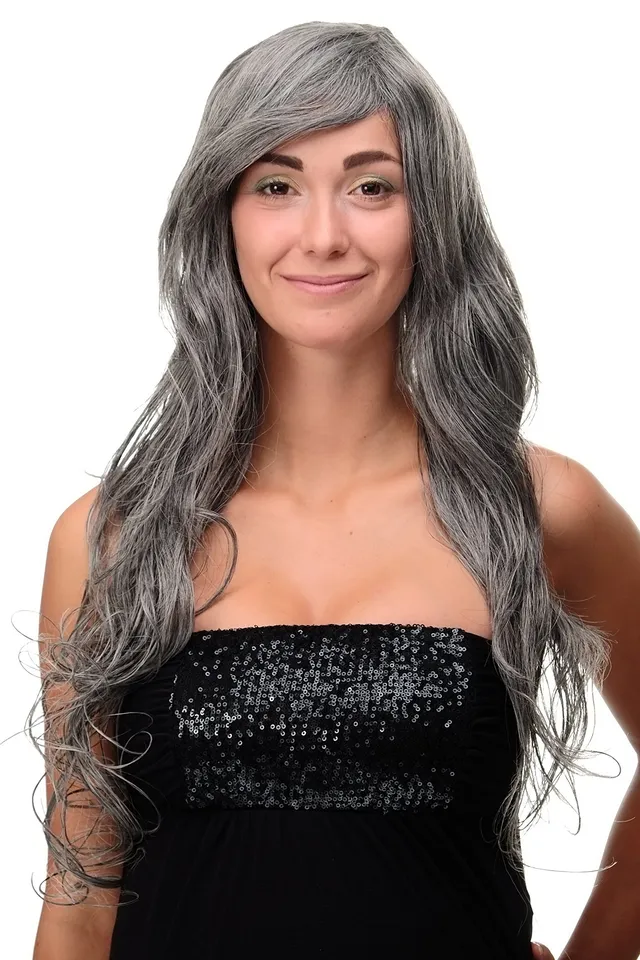 wig-me-up-damen-per-cke-9669el-44-dunkelgrau-grau-braun-mix-70-cm image 1