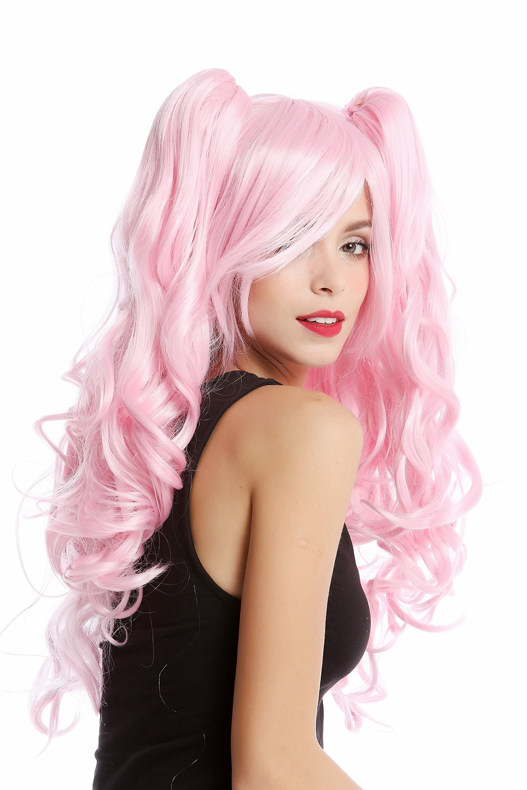 wig-me-up-yzf-4379-damenper-cke-cosplay-gothic-lolita-hellrosa-mit-z-pfen image 4