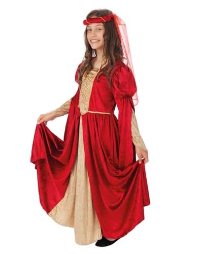 p-tit-clown-mittelalterliches-prinzessinnenkleid-m-dchen-10-12-jahre-rot image 7