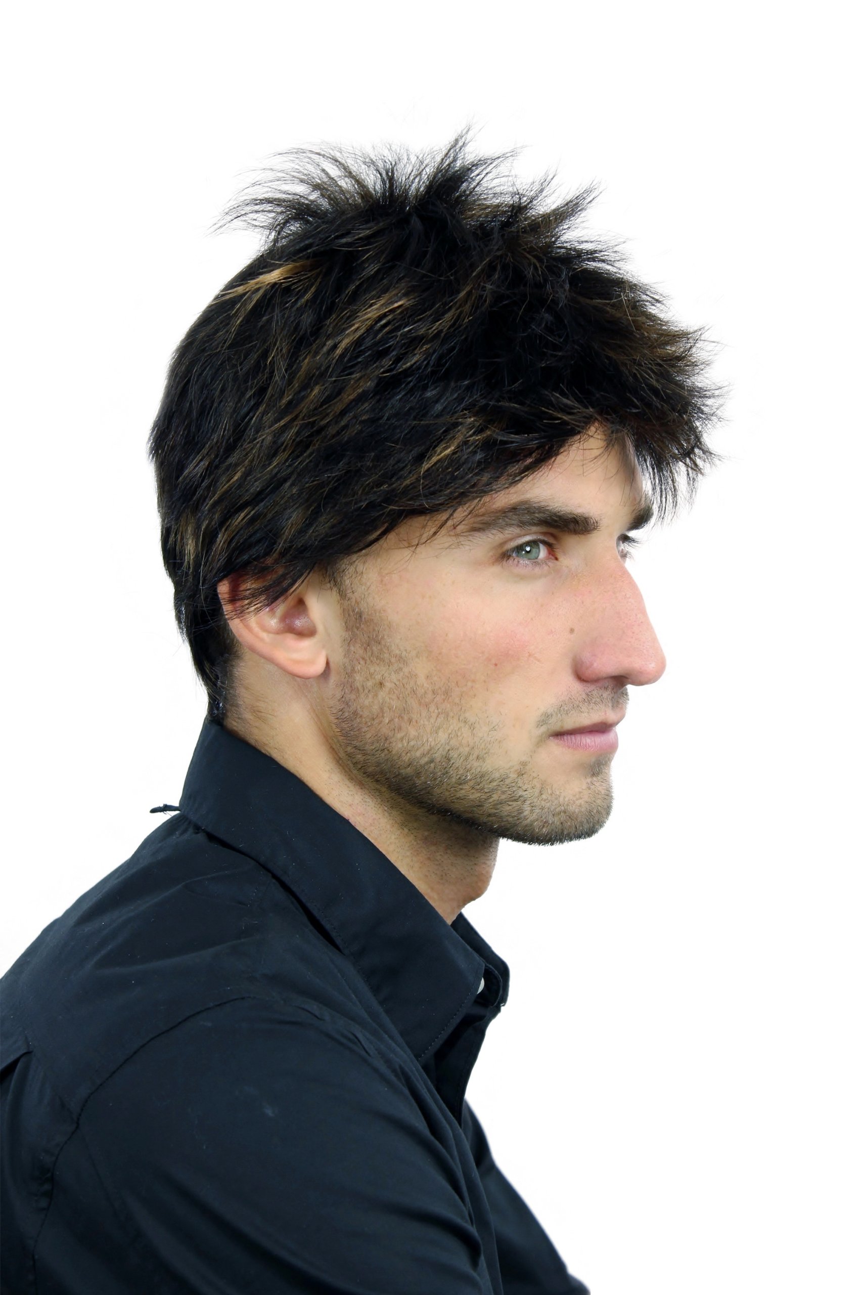 wig-me-up-wl-3059-2h27-herrenper-cke-wild-schwarzbraun-blond-gestr-hnt-25-cm image 5