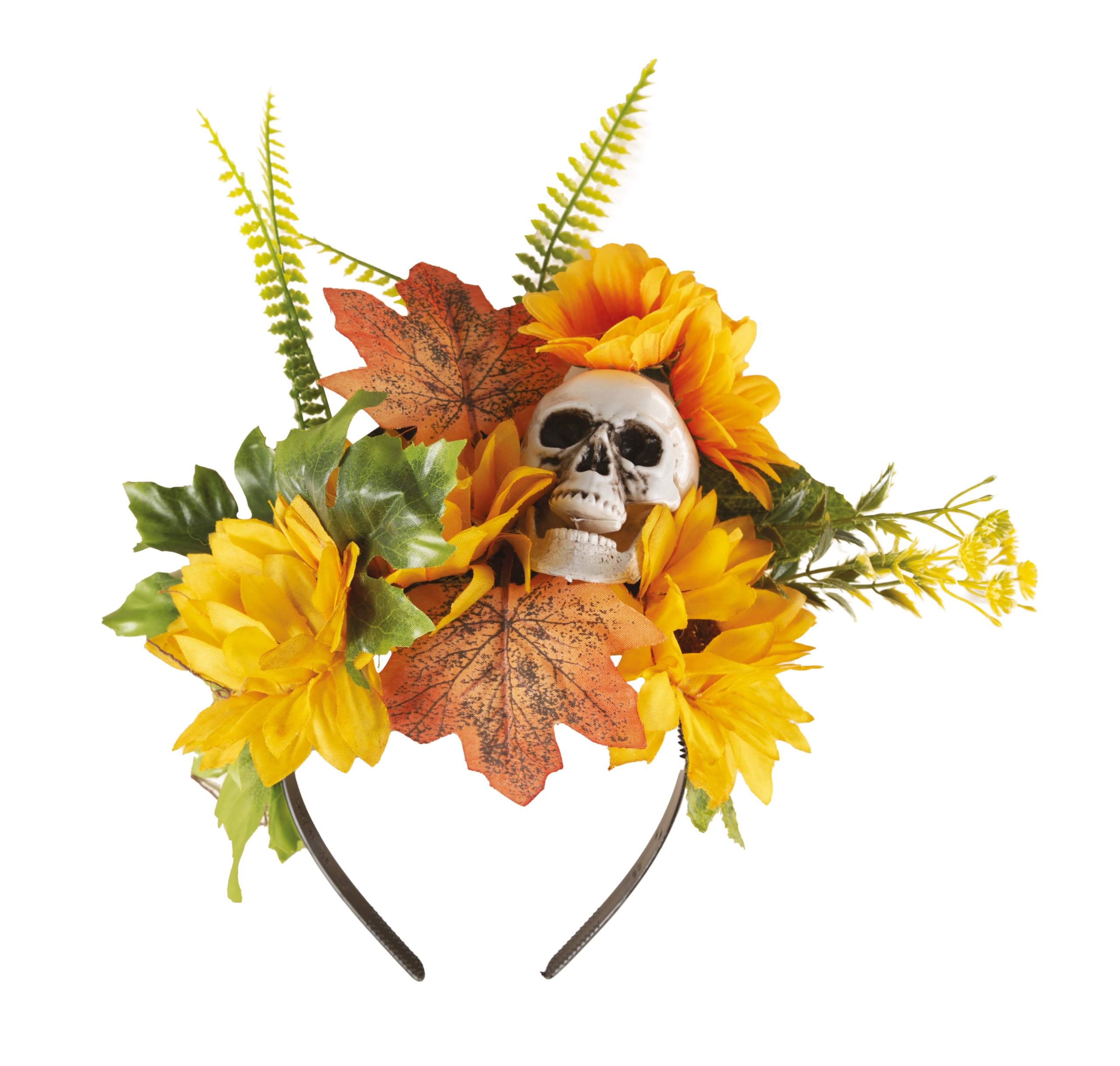 p-tit-clown-22970-haarreif-mit-blumen-orange image 3