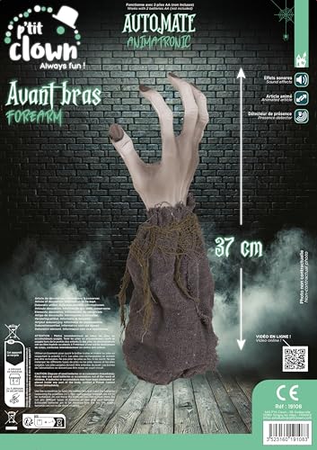 p-tit-clown-19108-animierter-unterarm-37-cm-kriech-hand-mit-sound image 5