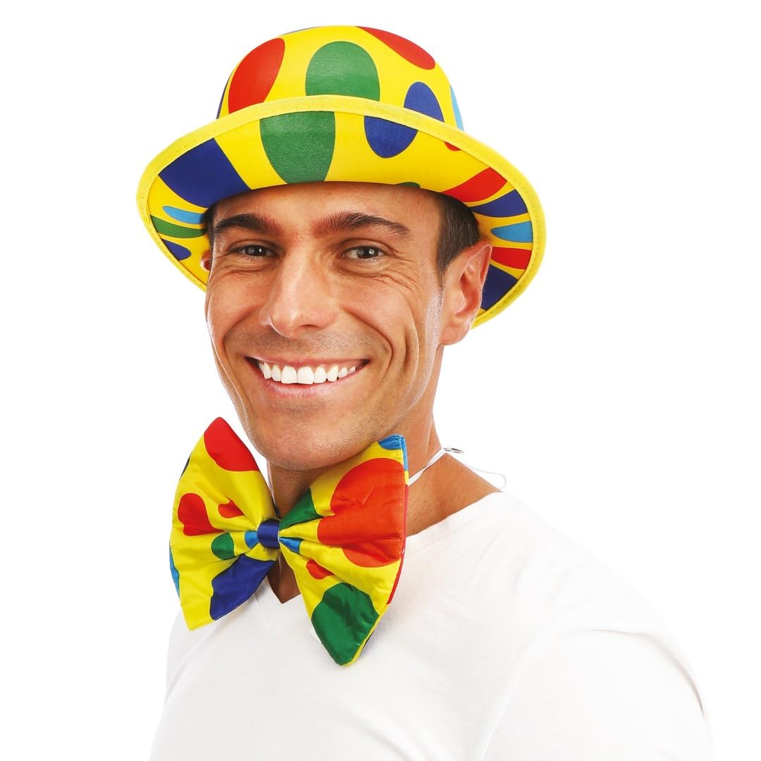 p-tit-clown-riesige-clownsfliege-mehrfarbig-clown-accessoire image 3