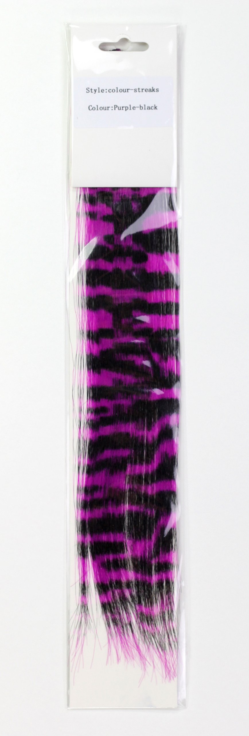 wig-me-up-neon-clip-in-str-hnen-2x1-lila-schwarz-30-cm image 1