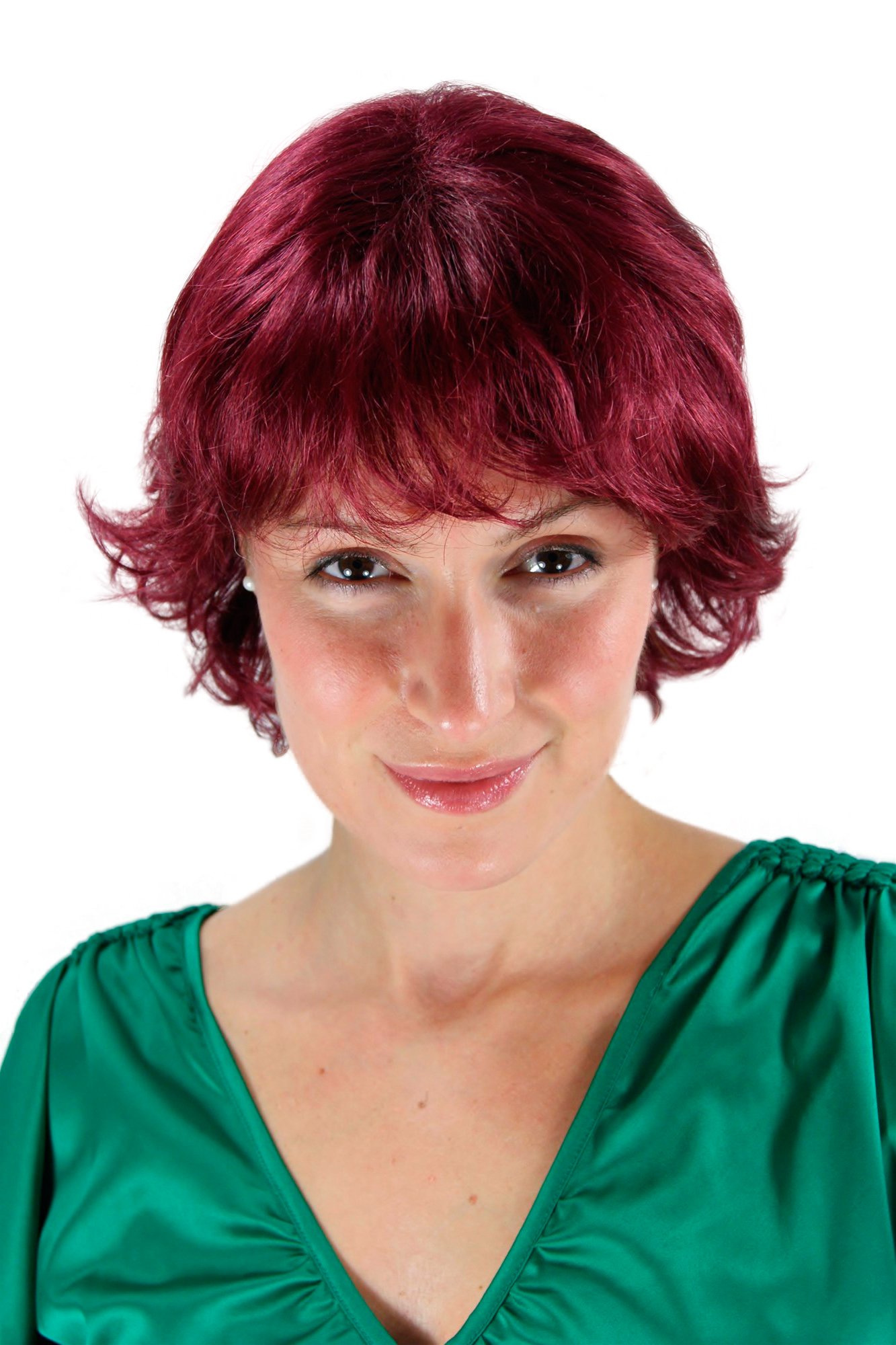wig-me-up-26062-39-kurzhaar-per-cke-fransig-aubergine-rot-25-cm image 1