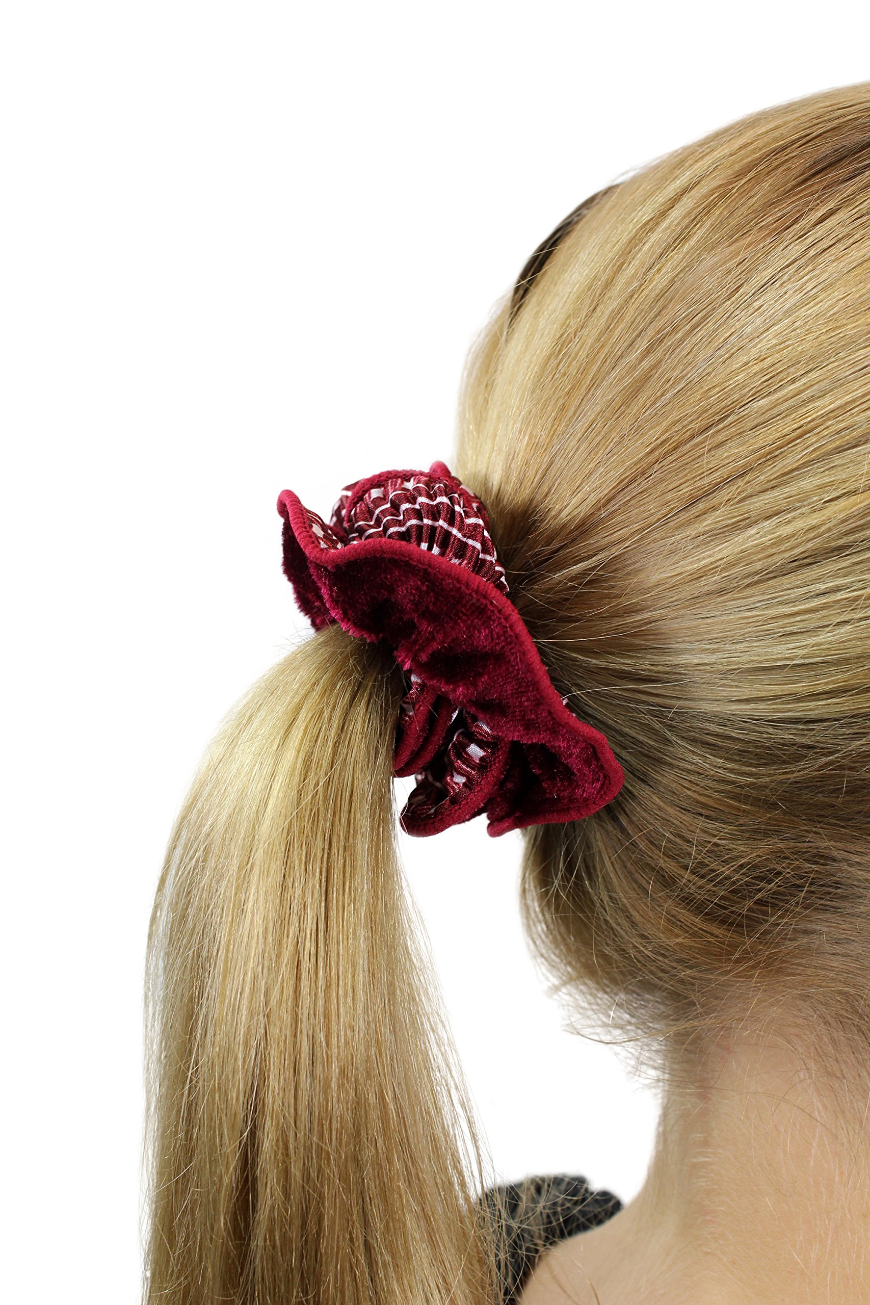 wig-me-up-ziehharmonika-scrunchy-z014-lila-himmelblau-elastisches-haarband image 3