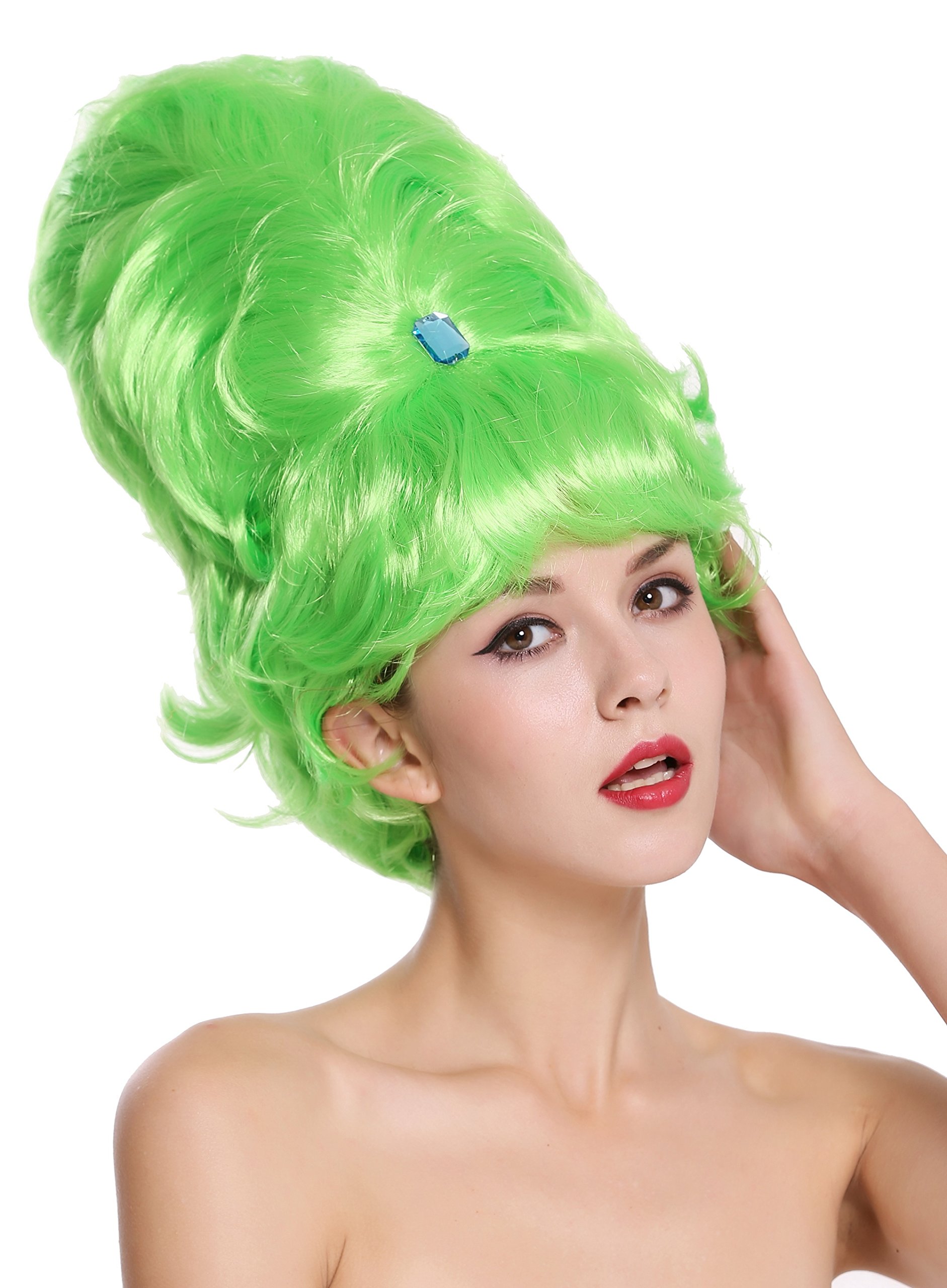 wig-me-up-mh-th49-pc15-beehive-turmper-cke-neongr-n-60er-barock image 2