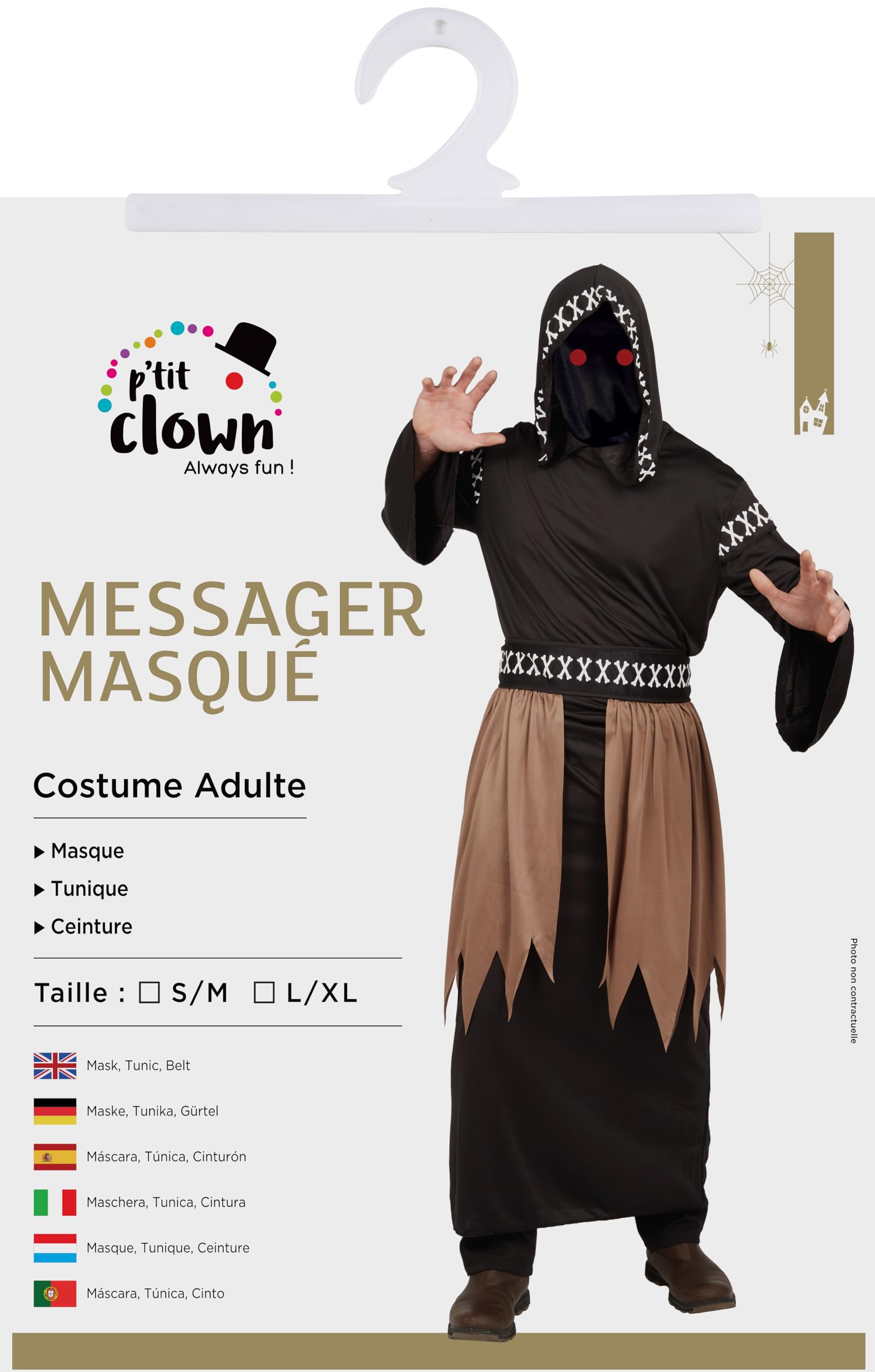 ptit-clown-kost-m-boten-maskenbote-erwachsenen-kost-m-halloween image 4