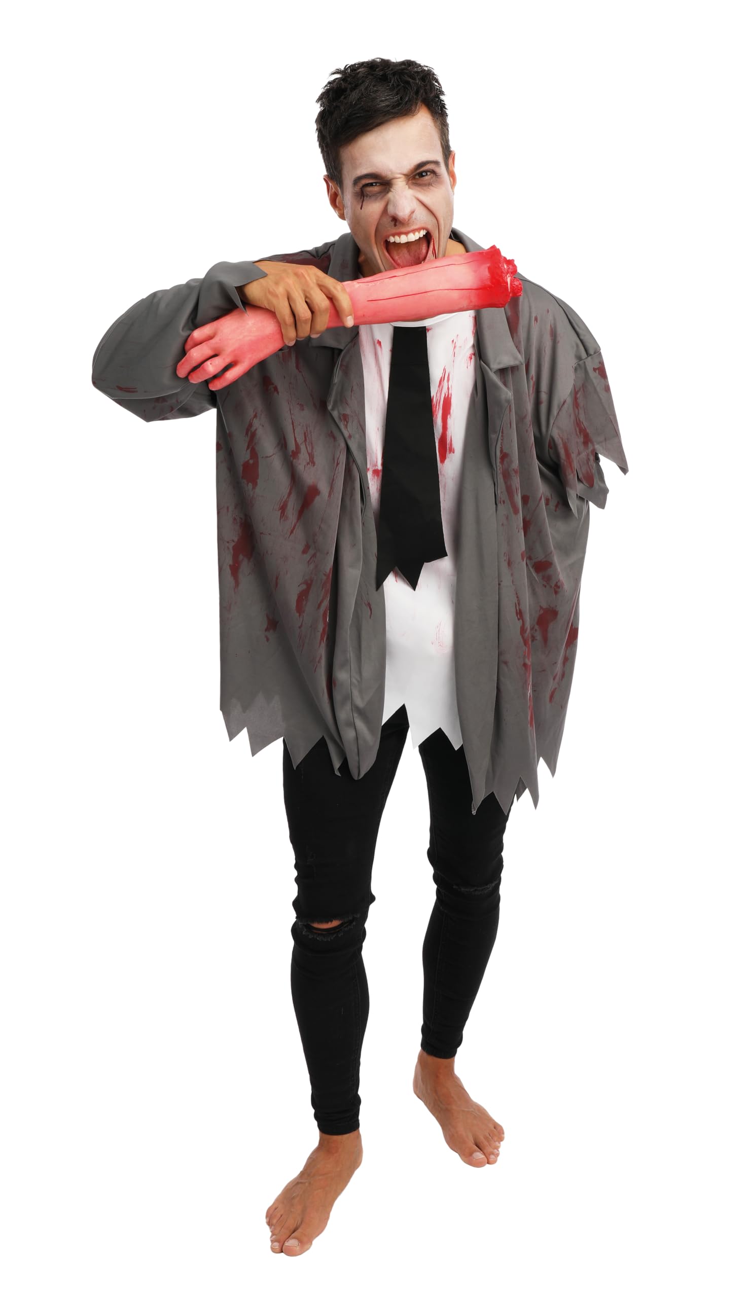 ptit-clown-zombie-kost-m-mit-abgerissenem-arm-erwachsene-einheitsgr-e image 1