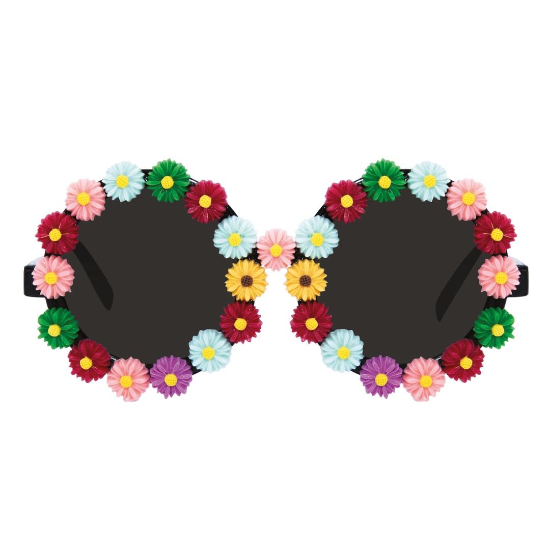 p-tit-clown-mini-blumen-brille-multicolor-erwachsene image 1