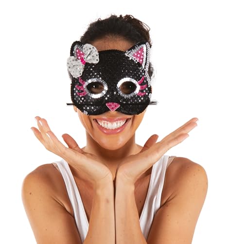 p-tit-clown-pailletten-maske-k-tzchen-einheitsgr-e-zufallsfarbe image 7
