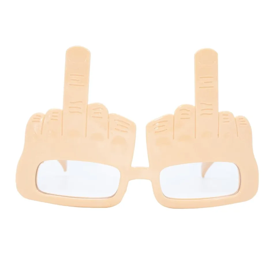 p-tit-clown-35380-party-brille-mittelfinger-design-beige image 1