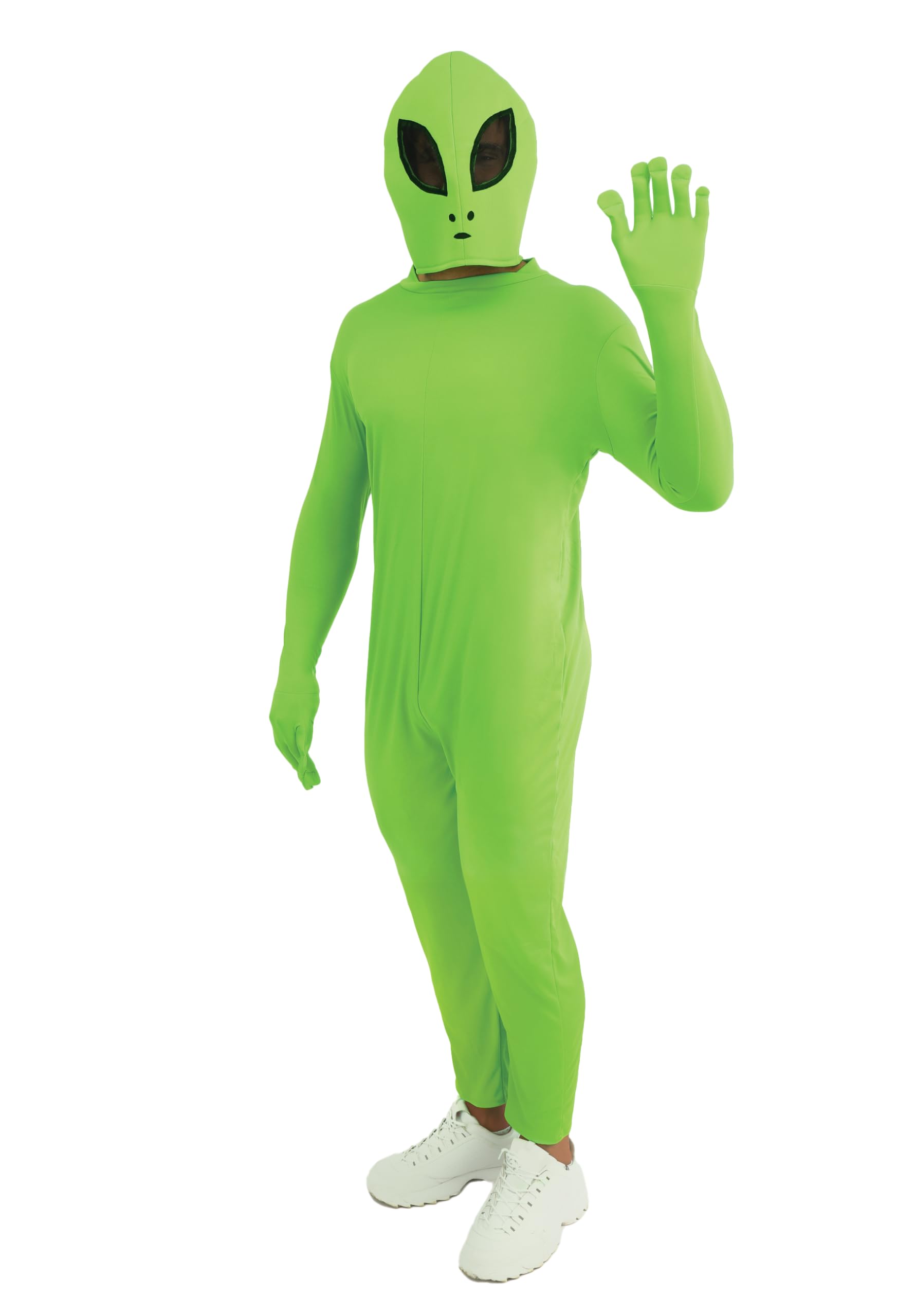 p-tit-clown-alien-kost-m-gr-n-erwachsene-karneval image 2