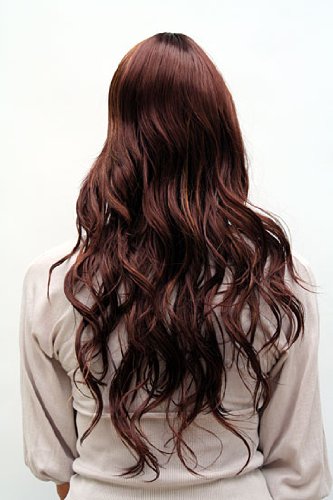 wig-me-up-9320-33-30c-per-cke-lang-rotbraun-gewellt-mit-scheitel-ca-60-cm image 7