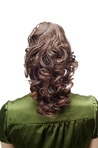 wig-me-up-nc2410-2t30-haarteil-pferdeschwanz-locken-braun-mix-butterfly-clip-35- image 4