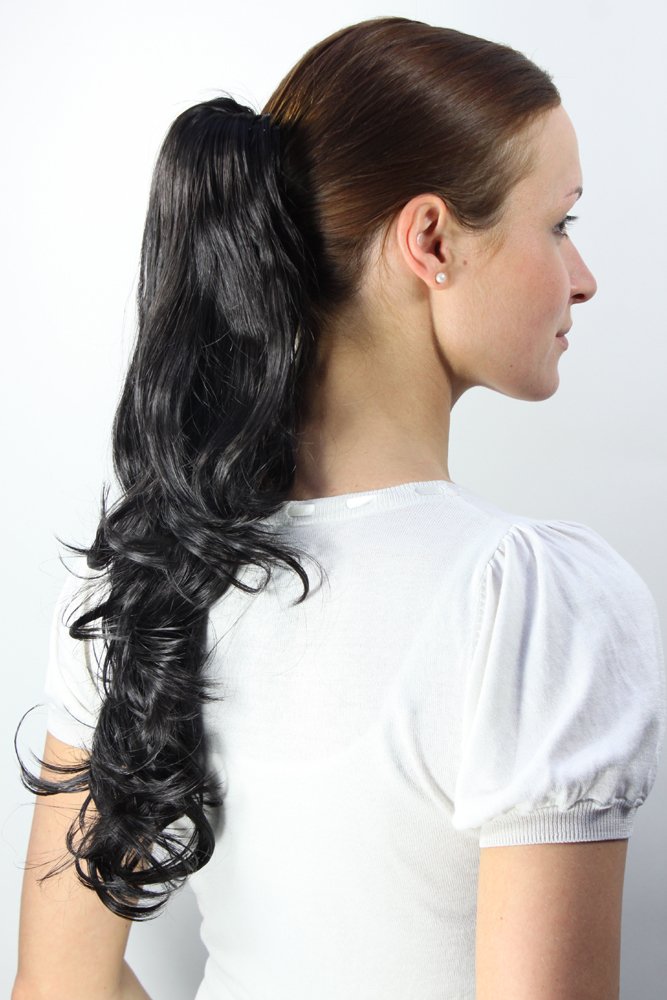 wig-me-up-t148m-2-haarteil-pferdeschwanz-schwarz-lang-lockig-50-cm image 2