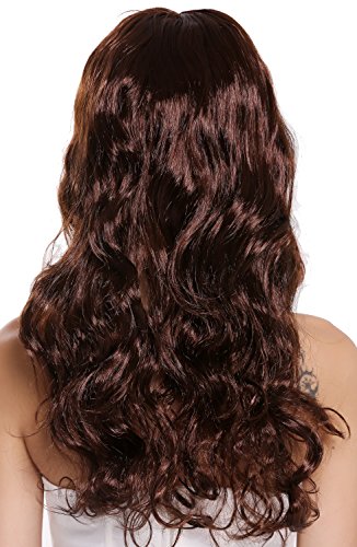 wig-me-up-dec37-za33-party-per-cke-damen-lang-wellig-mahagoni-65-cm image 8