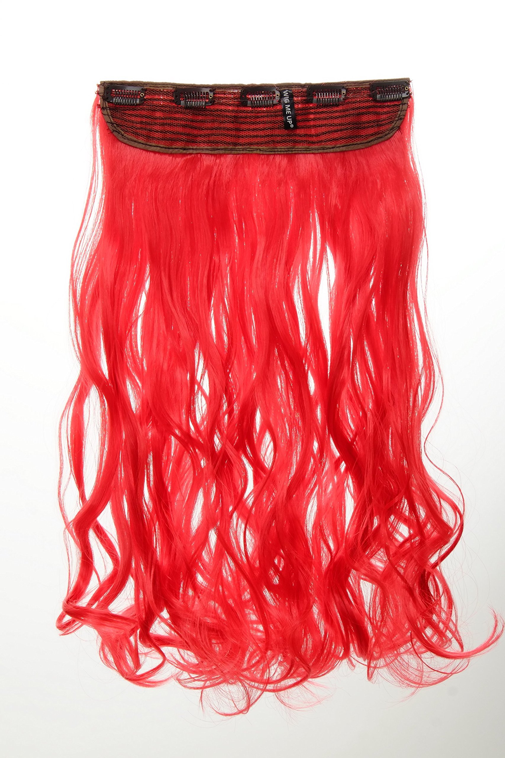 wig-me-up-yzf-3178-tf2316-haarteil-extension-rot-50-cm-5-clips image 2