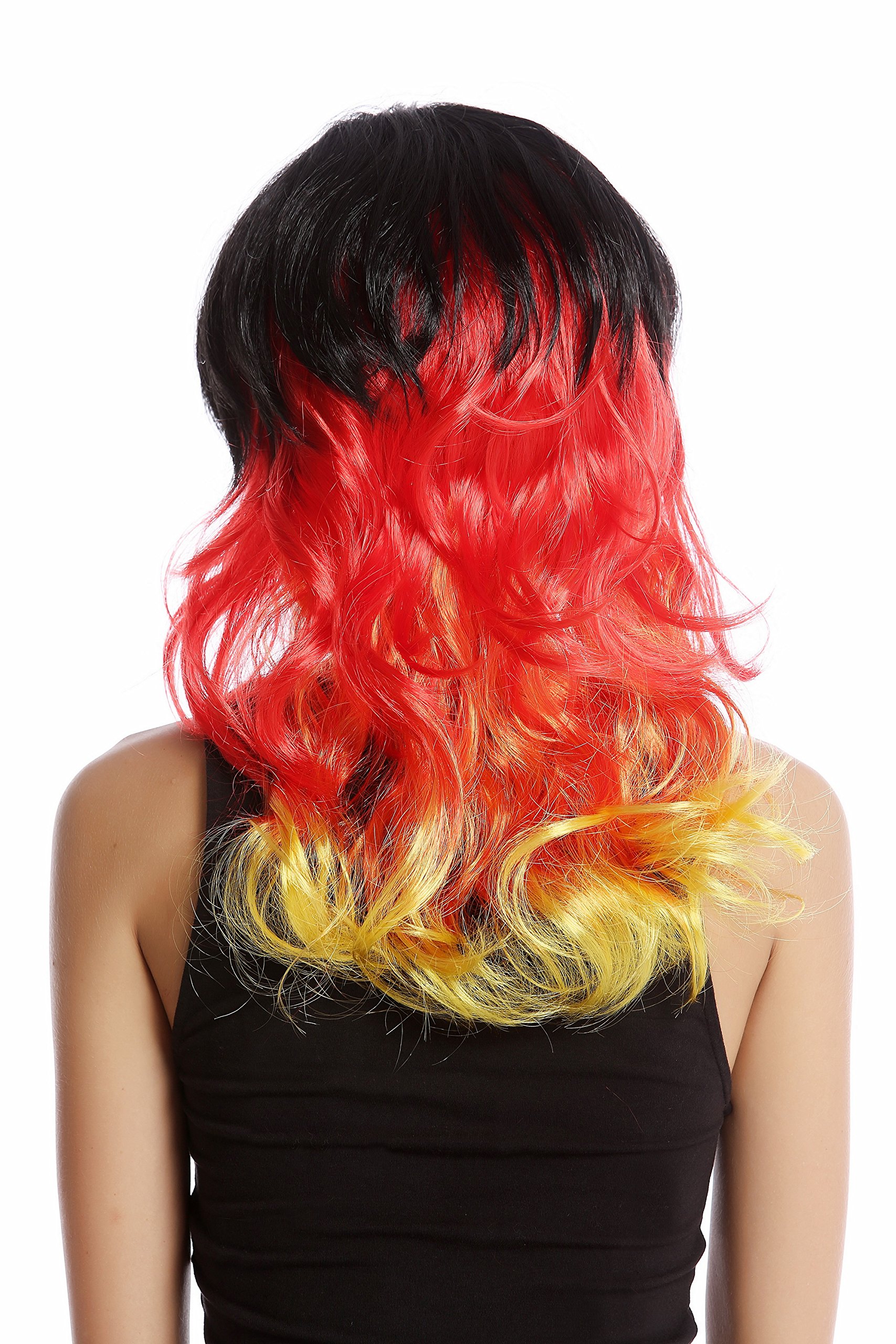 wig-me-up-90650-p103-pc13-pc2b-fanper-cke-damen-schwarz-rot-gold-lang-wellig-45- image 3