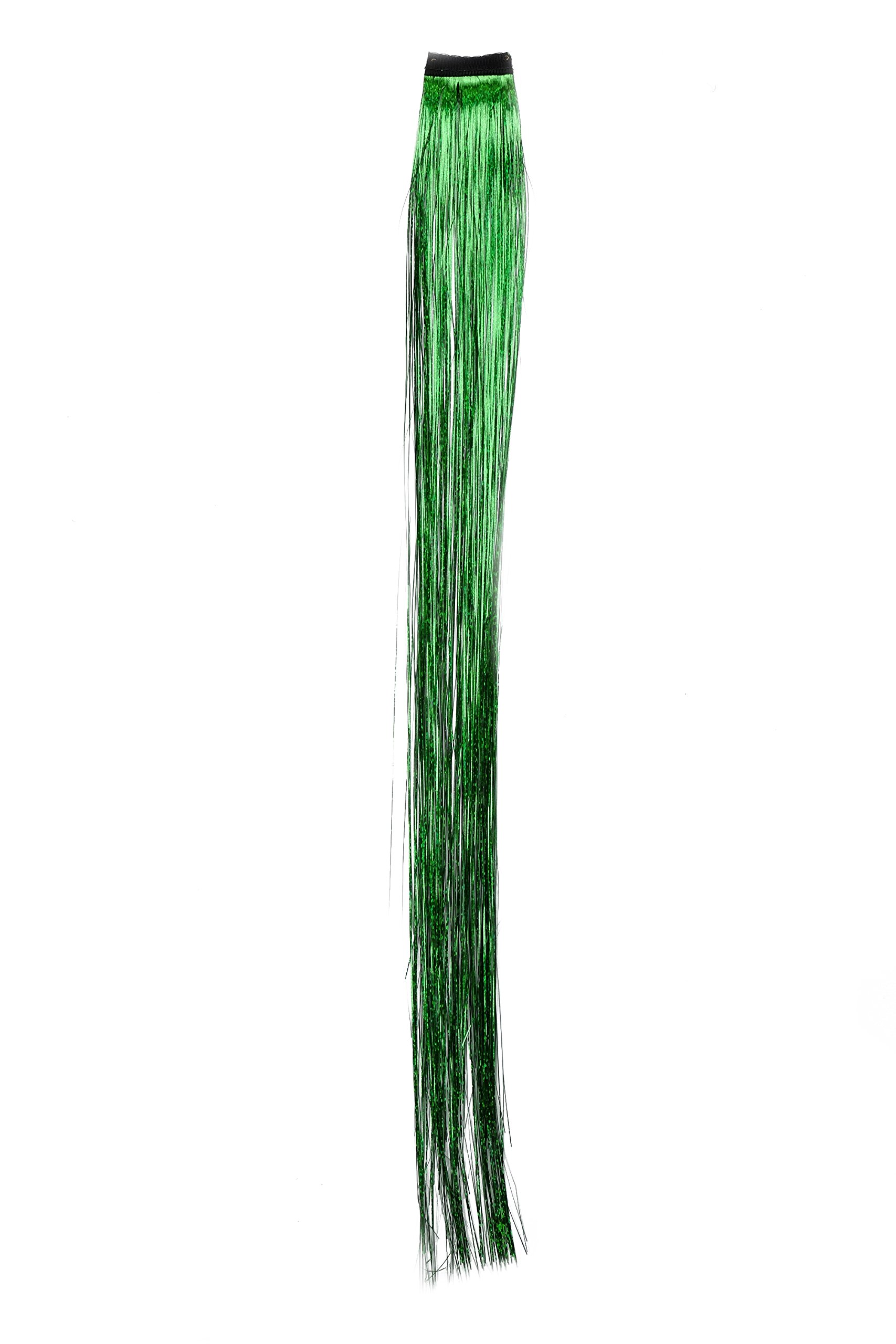 wig-me-up-rh-044-pink-clip-in-extension-tinsel-lametta-pink-45-cm image 5