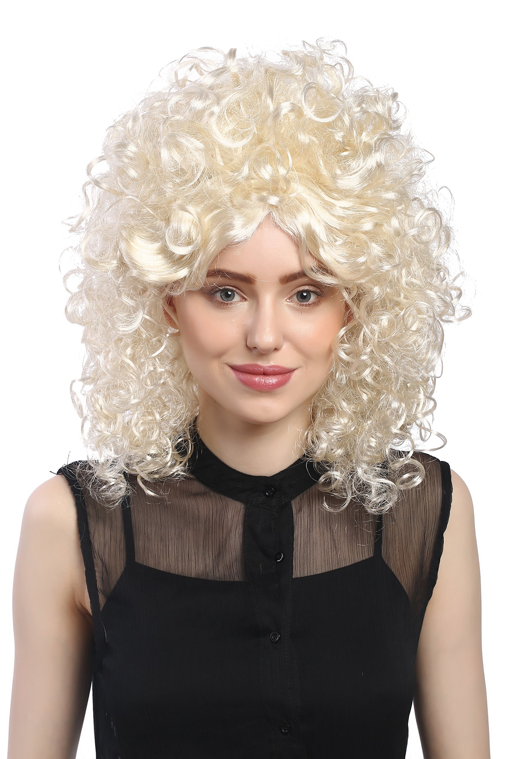 wig-me-up-91035-beehive-turmper-cke-hellblond-stark-gelockt-ca-45-cm image 1