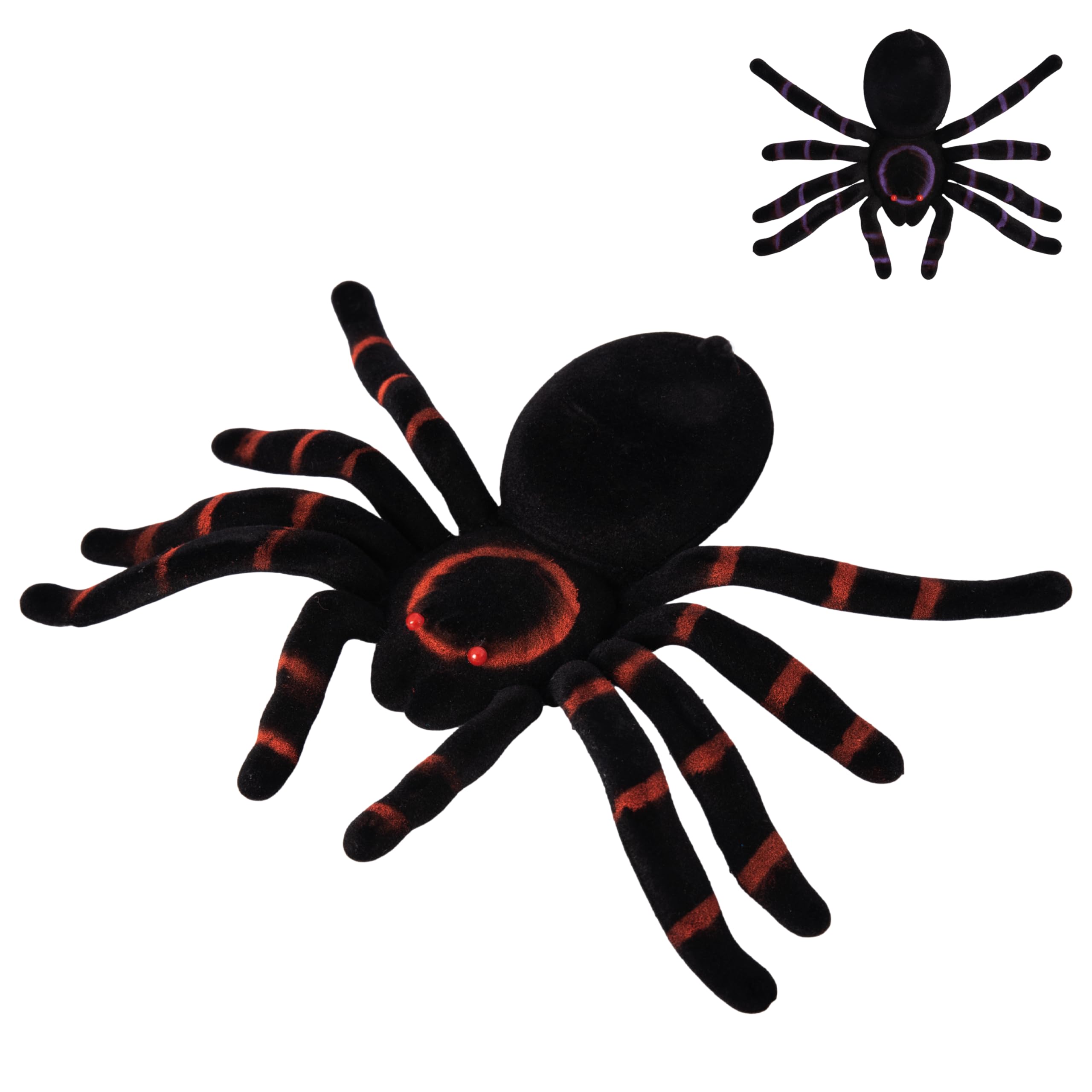 p-tit-clown-beflockte-spinne-20-cm-deko image 3