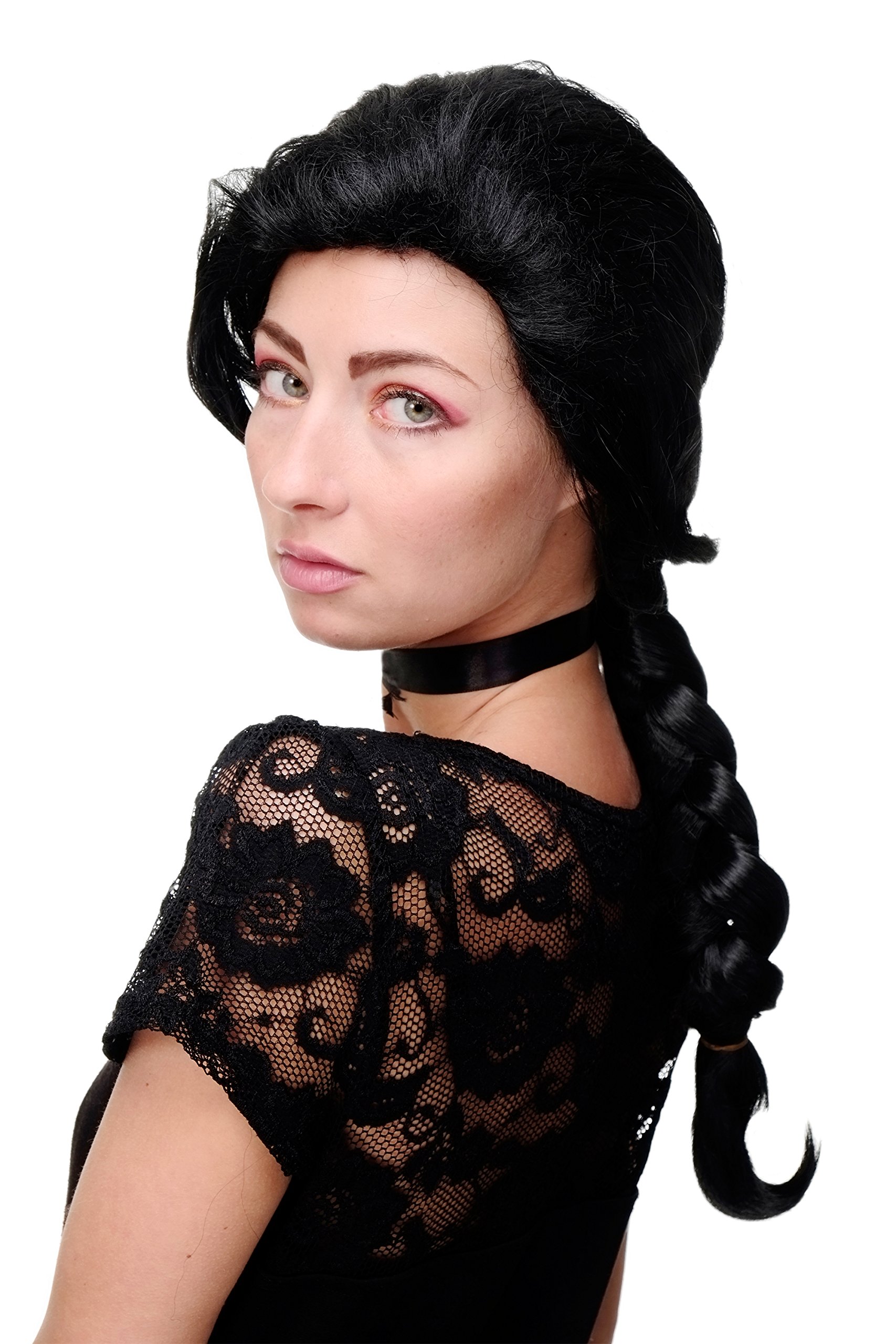 wig-me-up-gfw1782-1b-zopf-per-cke-schwarz-geflochten-60-cm image 1