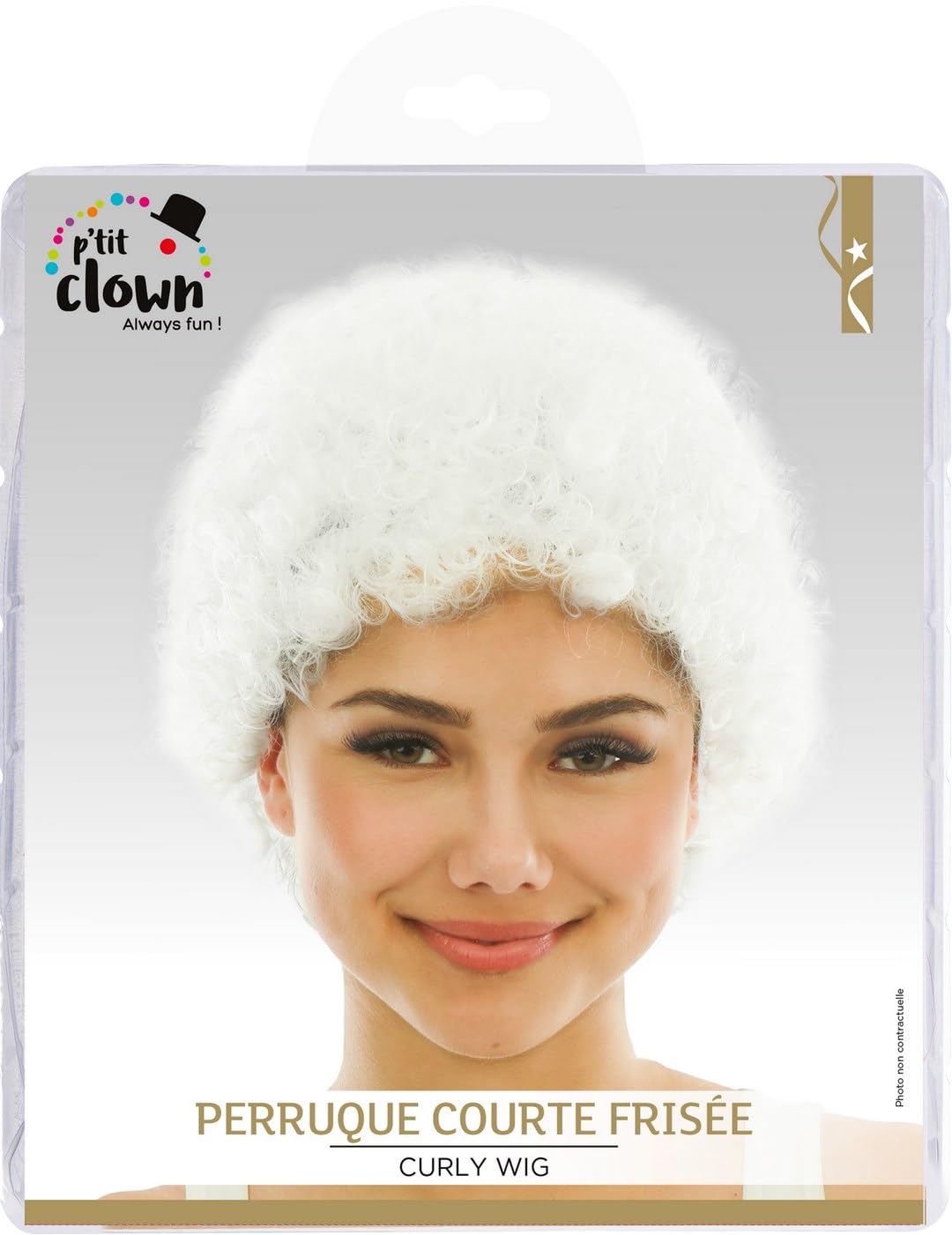 p-tit-clown-kurze-lockenper-cke-wei-unisex-aus-kunsthaar image 5