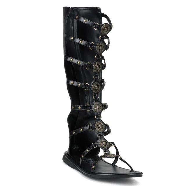 funtasma-roman-15-herren-gladiator-sandale-schwarz image 1