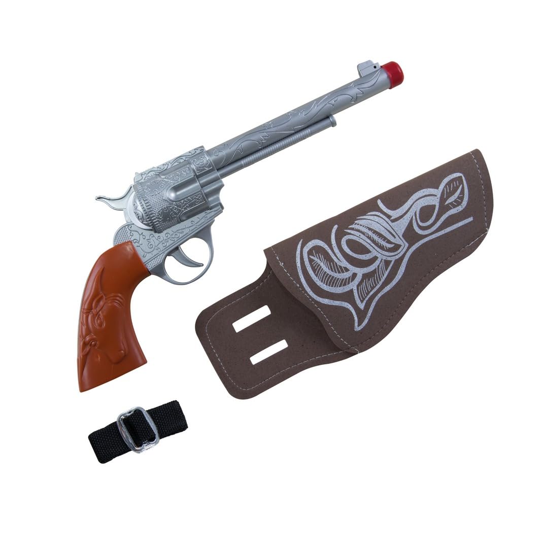 p-tit-clown-cowboy-set-revolver-21cm-mit-g-rtel-und-holster image 1