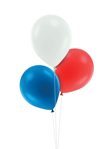 p-tit-clown-latexballons-30-cm-blau-wei-rot-12er-set image 7